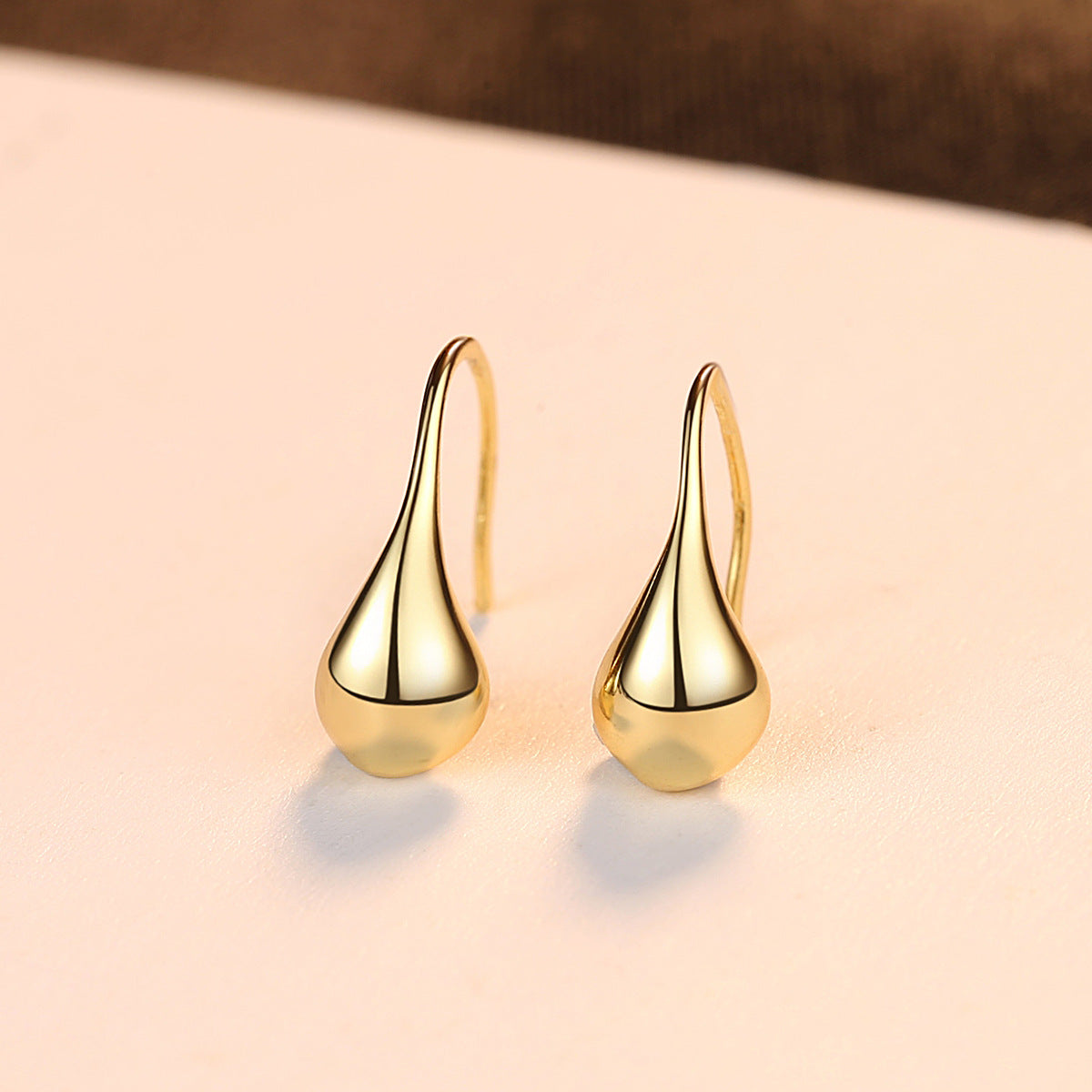 Authentic Sterling Silver 925 Waterdrop Design Drop Earring for Women Elegant Engagement Earring Fine Jewelry Accessories - Artigo Importado