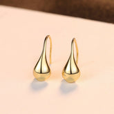 Authentic Sterling Silver 925 Waterdrop Design Drop Earring for Women Elegant Engagement Earring Fine Jewelry Accessories - Artigo Importado