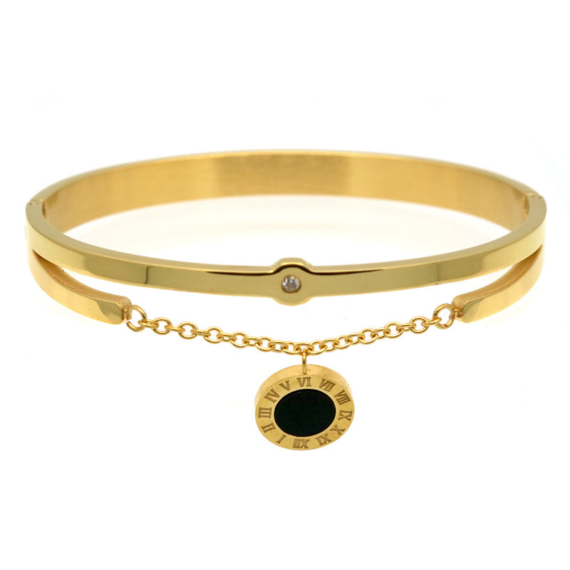 Metal Numbers Rome Fringed Bracelets for Women - Artigo Importado
