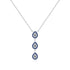 Sterling Silver Light Luxury Full Diamond Y-shaped Chain Necklace For Women - Artigo Importado